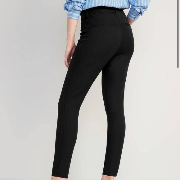 BUNDLE 🛍️2/25$ Black Dress Office Pants Ankle Length - Picture 2 of 5